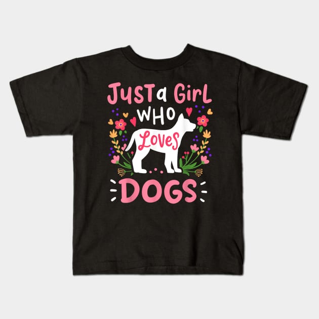 Dog Lovers Kids T-Shirt by irelandefelder